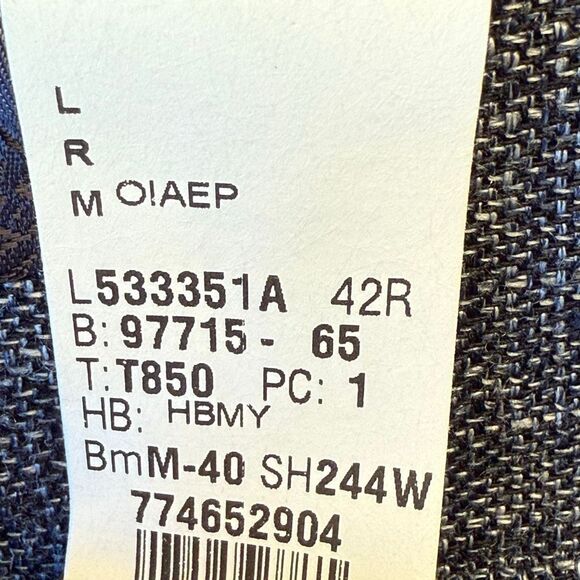 Psycho Bunny Sports Coat Size 42L in Blue - Picture 8 of 8